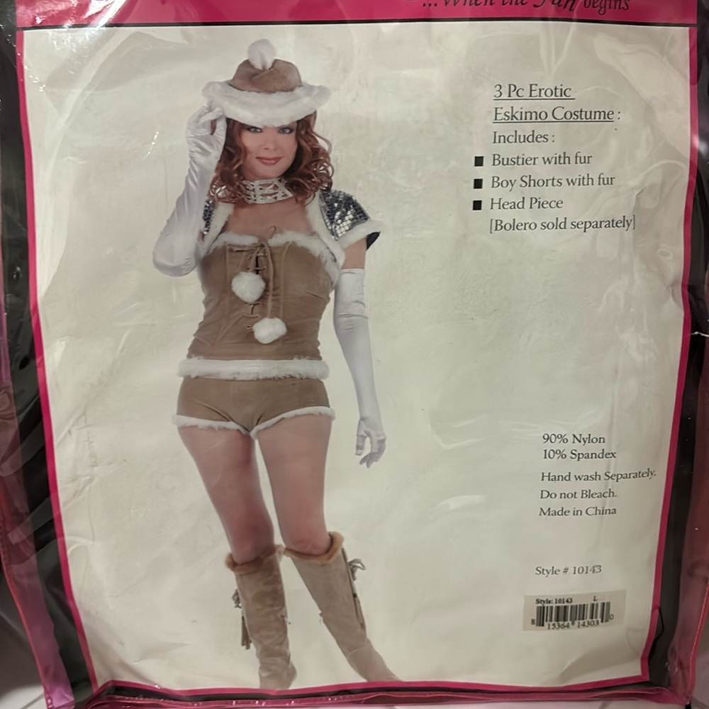 3 PC Erotic Eskimo Costume